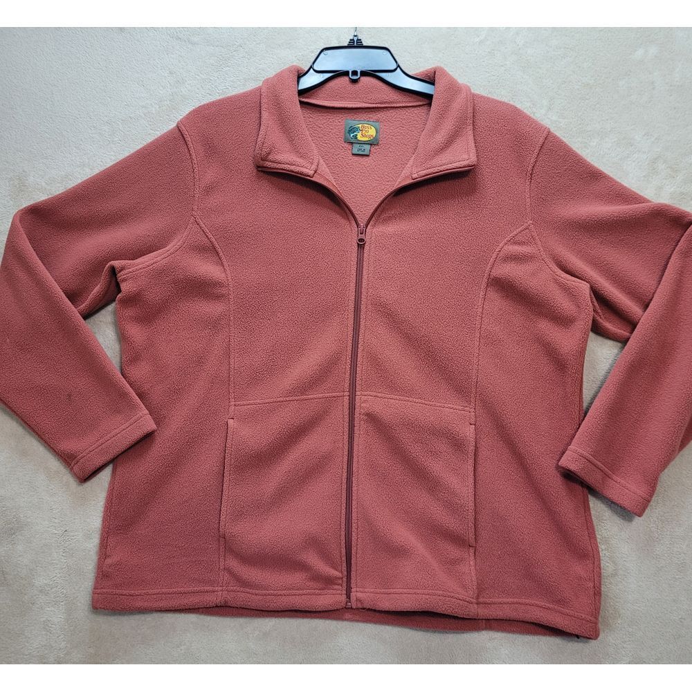 Bass Pro Shops‎ Fleece Jacket Full Zip Pockets Cozy Warm 2XL